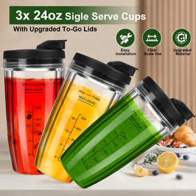 UBYNID Ninja replacement cups match original parts for reliability.