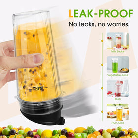 UBYNID Ninja cup supports frozen-fruit blends and protein powders.