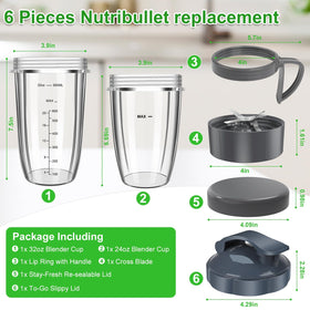 UBYNID Nutribullet 24oz cup ideal for small batches and on-the-go