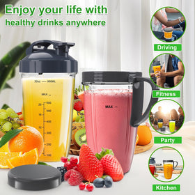 UBYNID Nutribullet lip ring with handle for easy pouring