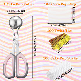 Ucnemous cake pop bags clear, ideal for presenting fresh treats.