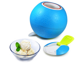 UCO Softshell Ice Cream Ball end with easy-open handles for quick ingredient access
