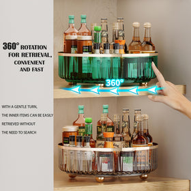 UEOE fridge jar bottle turntable for fridge storage