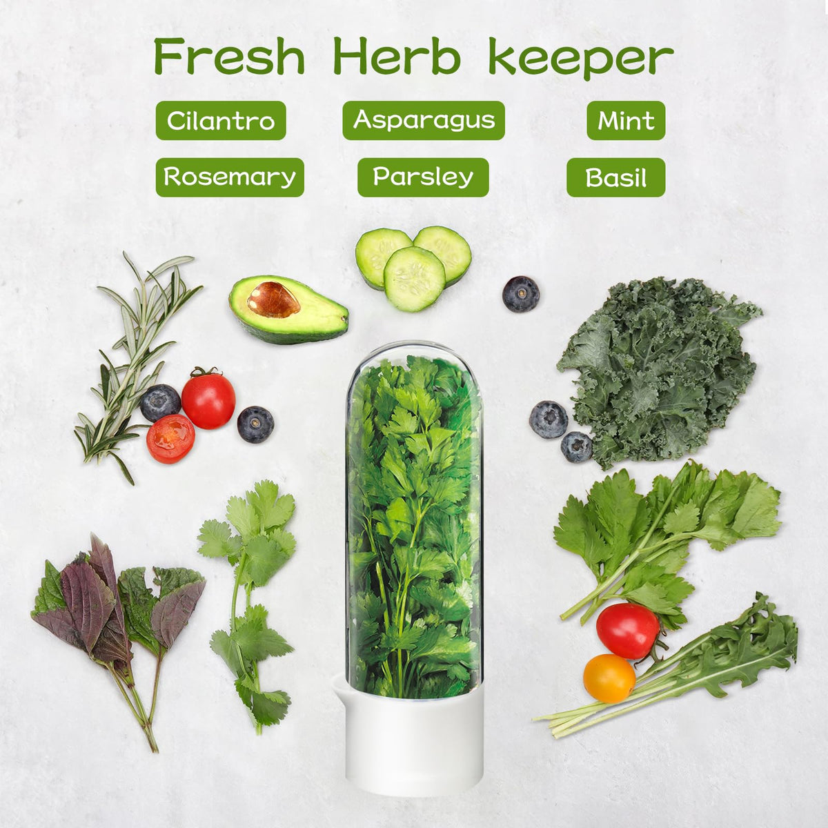 UEOZ herb saver pod water reservoir visible for easy refills
