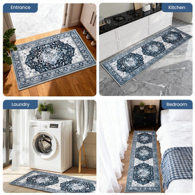 Ufeekare kitchen rug set ideal for entryways and hallways with versatile decor.