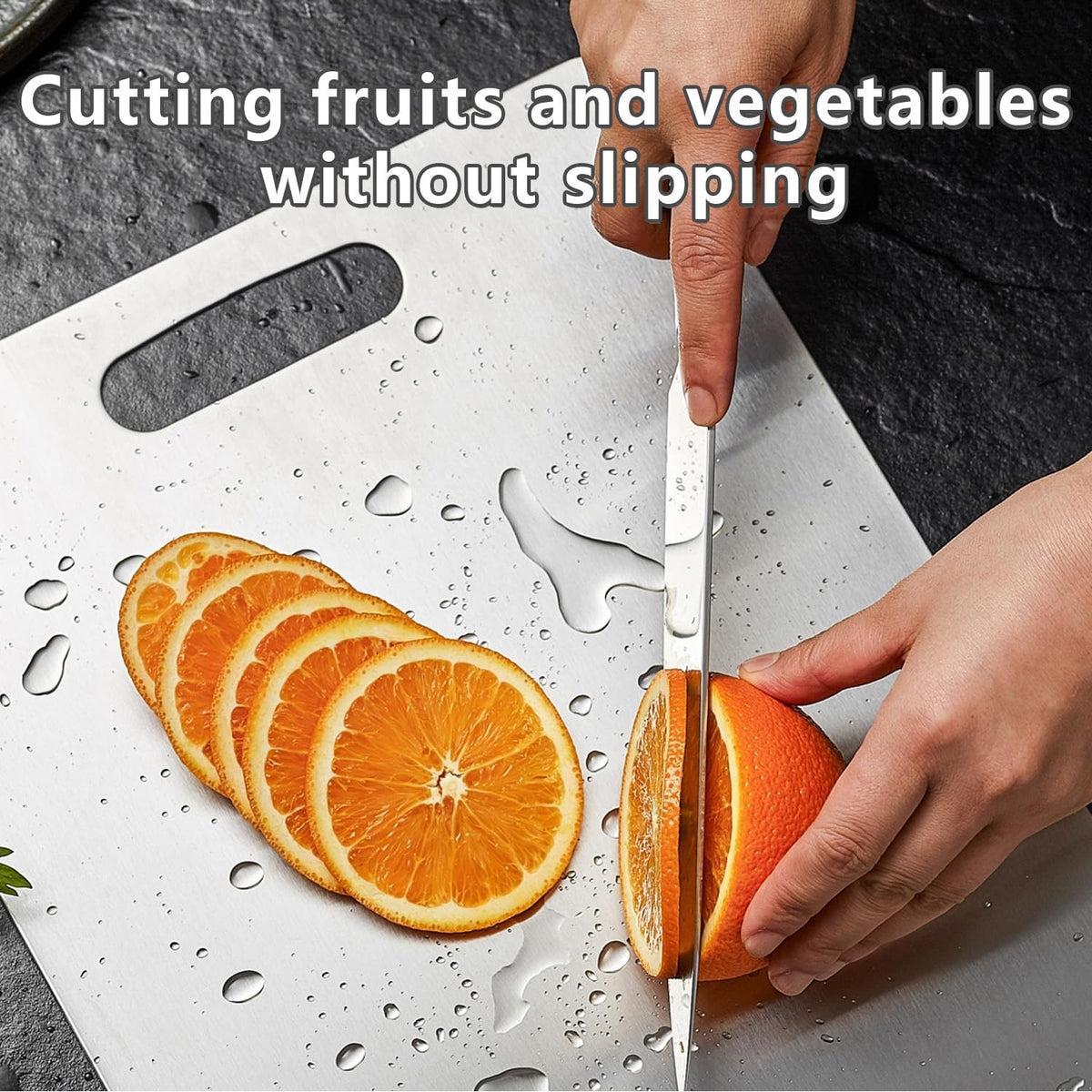 UFJEG titanium cutting board easy-clean surface for fast sanitize