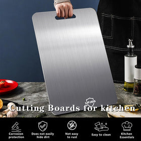UFJEG titanium cutting boards stacked together for organized kitchen prep
