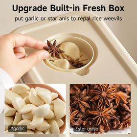 UFORU Rice Dispenser pantry organization for a tidy countertop