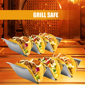 Ugagaf taco holders dishwasher-safe convenience for easy cleanup.