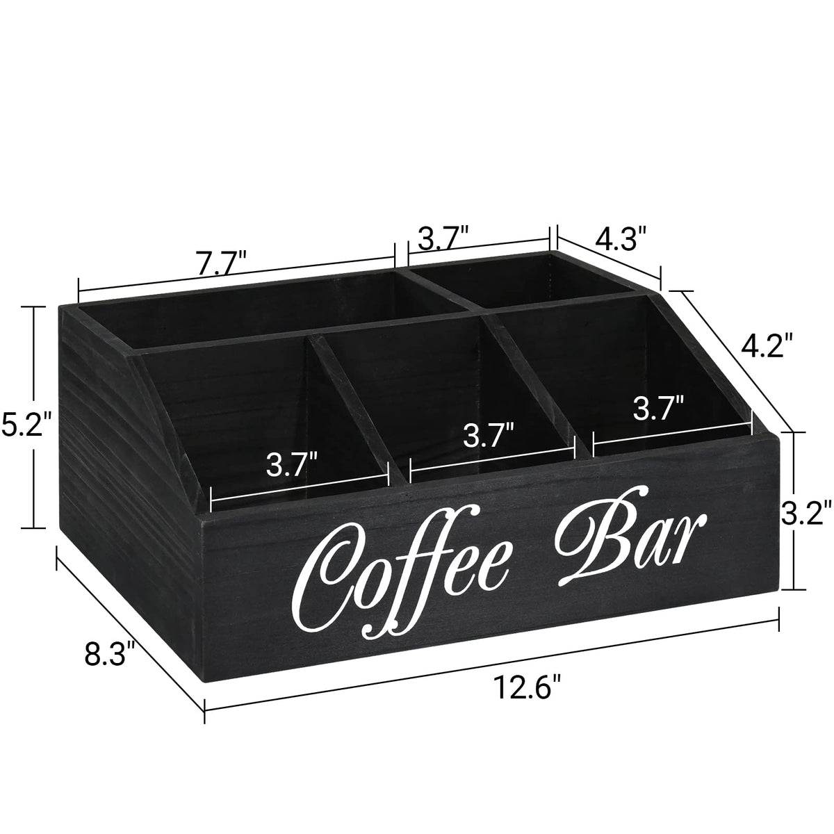 ugiftt versatile storage for coffee, tea, and condiments in any setting