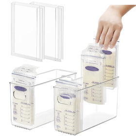 Ugotfeels 2-pack breastmilk storage containers ready for organized freezer storage