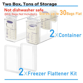 Compact Ugotfeels freezer storage system in a freezer drawer