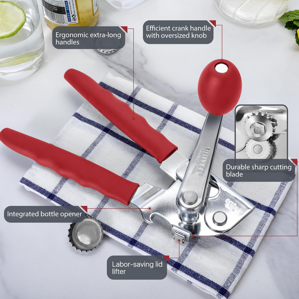 UHIYEE heavy-duty steel construction for durable daily use