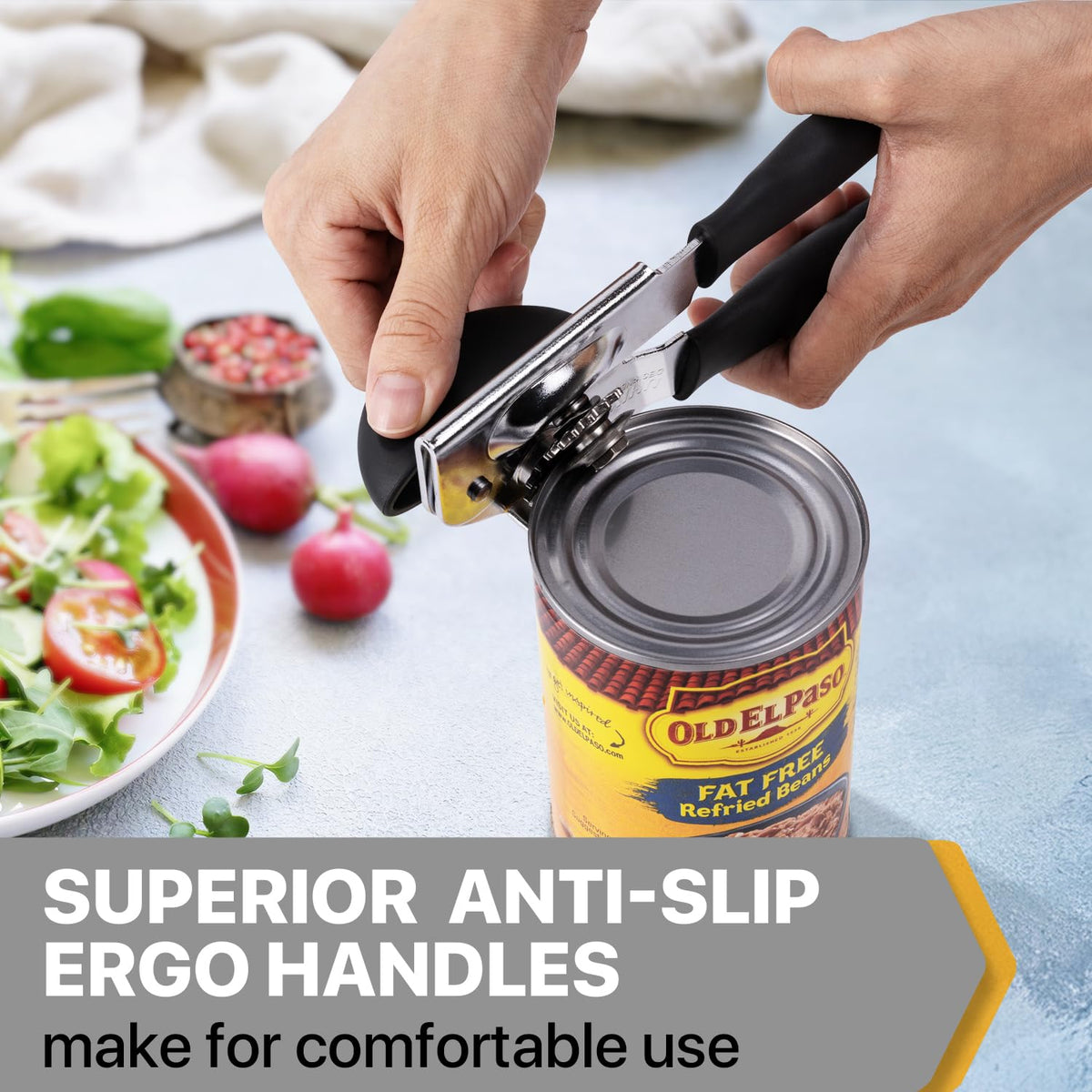 UHIYEE can opener oversized turning knob for easier control.