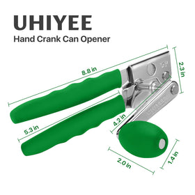 UHIYEE in-use image highlighting comfortable grip during continuous opening