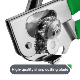 UHIYEE can opener features magnetic lid lifter for safe lid removal