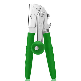 UHIYEE commercial can opener with oversized crank showing easy large-can opening