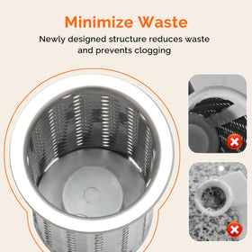 UHIYEE grater in dishwasher to emphasize easy cleaning.