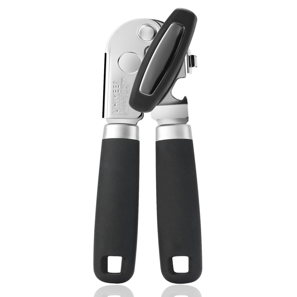 UHIYEE manual can opener with durable dual-layer steel body for daily use