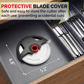 UHIYEE ergonomic handle for comfortable slicing