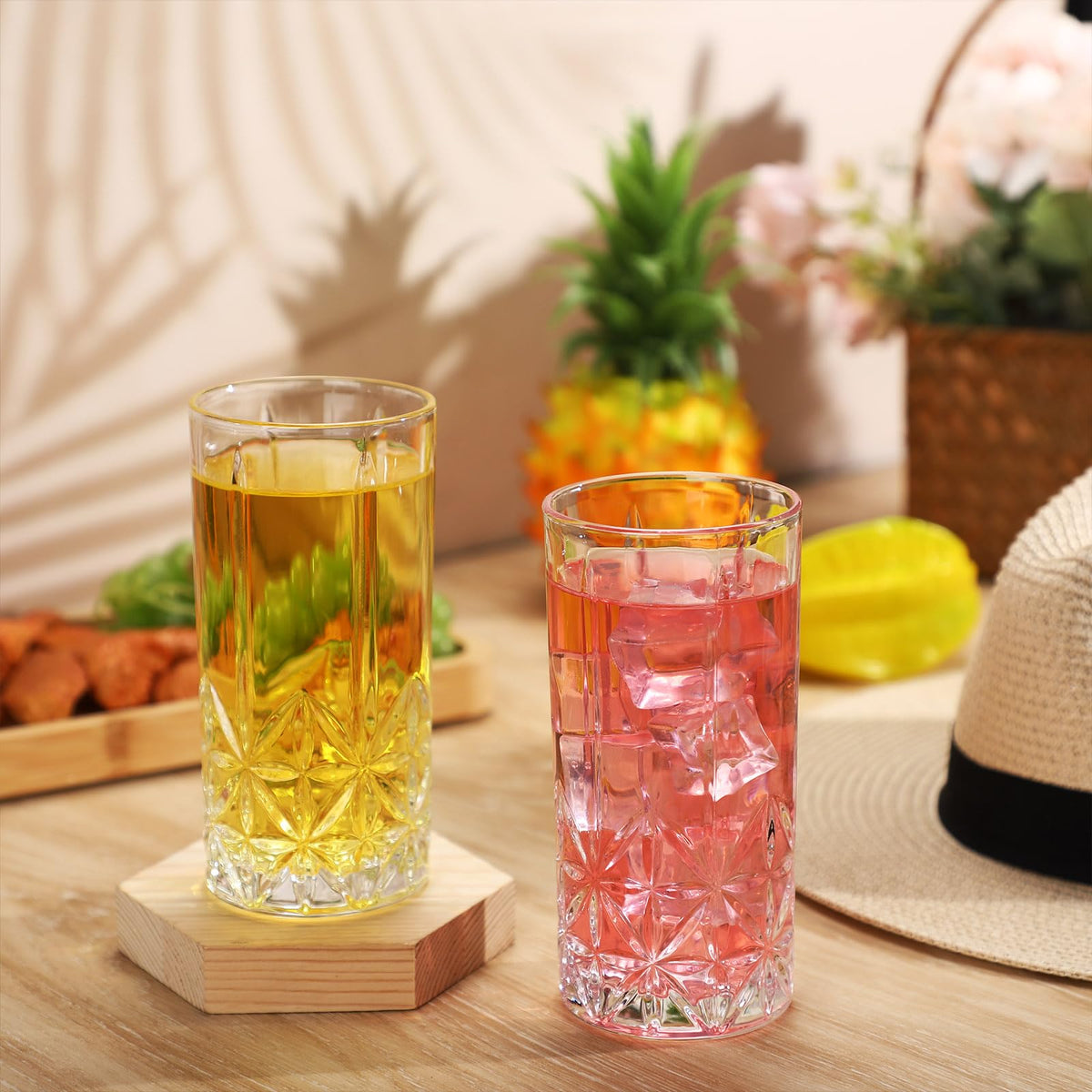 Uiifan clear glassware collection emphasizes beverage color and presentation.