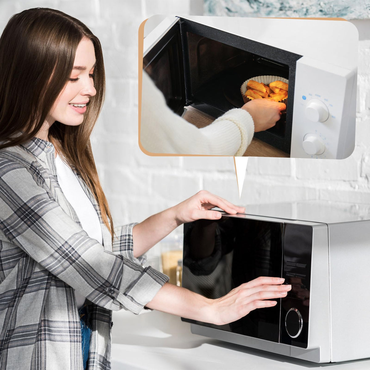 Uiifan liners ready for microwave use for quick treats with minimal mess.