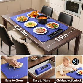 Flexible silicone material of Uingarm warming mat makes cleanup easy