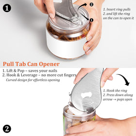 Uinxan jar opener lever-action reduces force required for opening