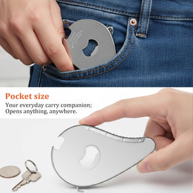Uinxan jar opener pocket-size fits in hand and drawer