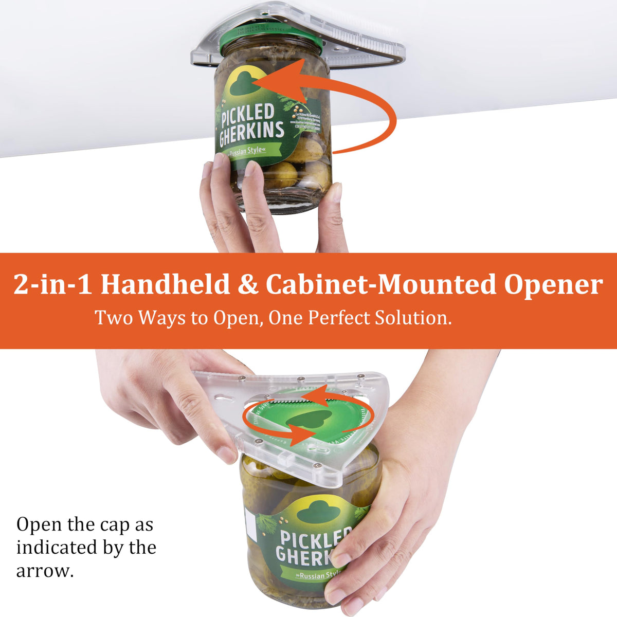 Uinxan opens various lids—from caps to jars—easily.