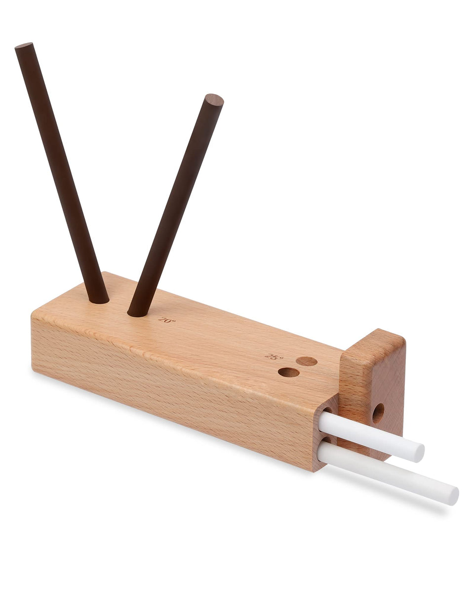 Uiozr 4-Rod Turn Box side view for a compact kitchen sharpener