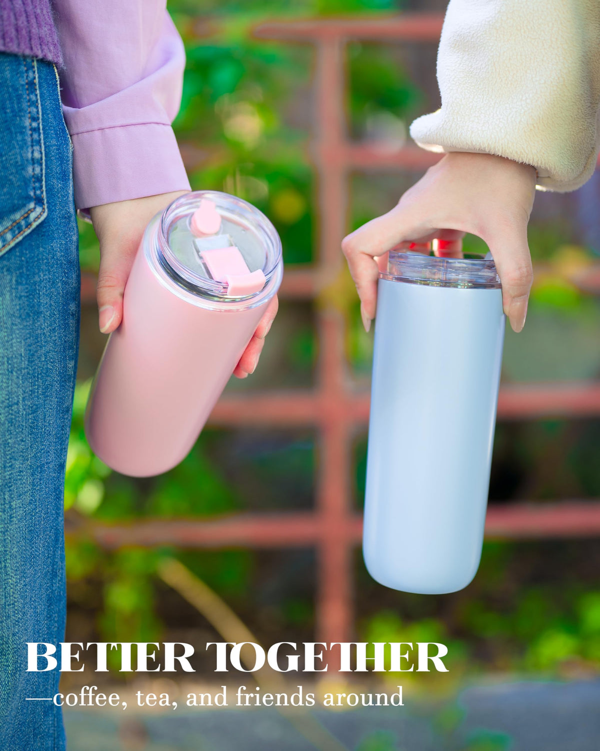UIRZOTN coaster included protects surfaces and reduces noise.