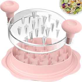 Ukeetap 10-inch Pro Chicken Shredder front view showing sturdy design for fast shredding