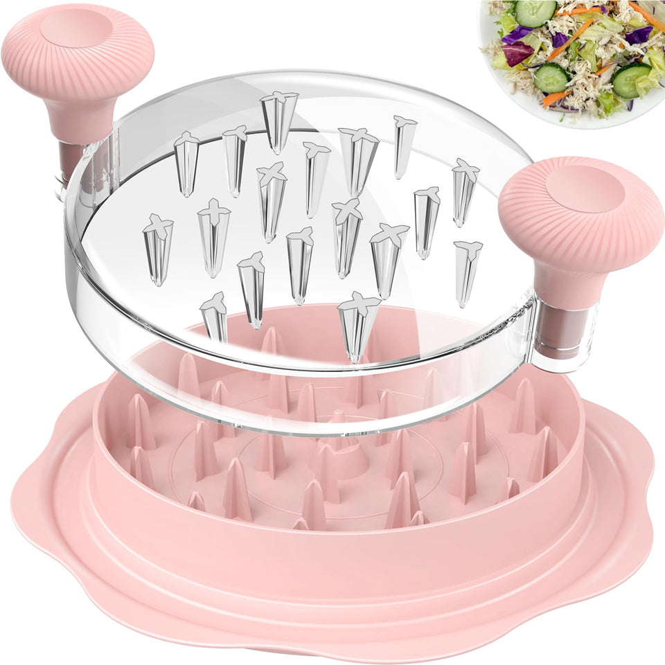 Ukeetap 10-inch Pro Chicken Shredder front view showing sturdy design for fast shredding