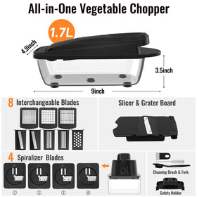 Ukeetap blades set illustrating sharp, precise cuts for even dicing