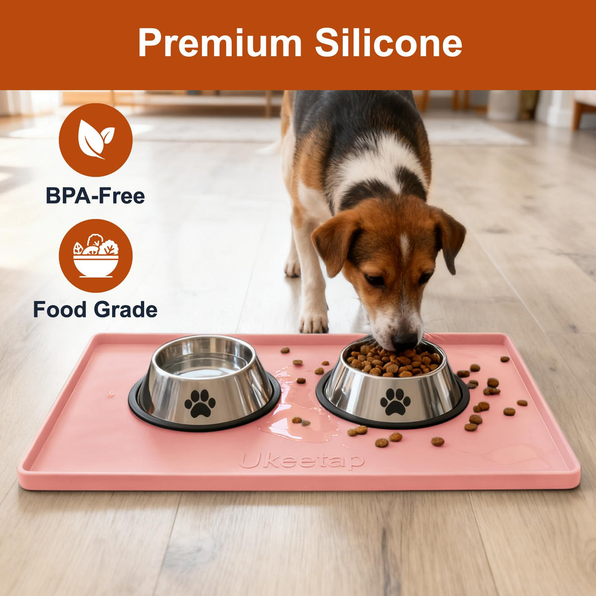 Ukeetap easy-clean surface that remains smooth and dishwasher-safe