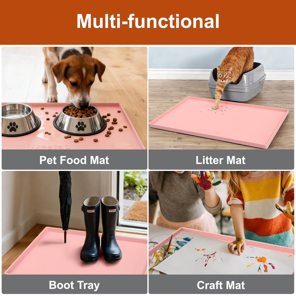 Ukeetap kids craft mat provides safe workspace for art