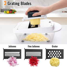ukeetap multi-functional slicer handles onions, peppers, and tomatoes with ease