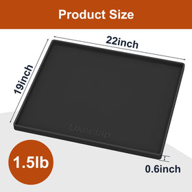 Ukeetap sturdy under-sink liner reduces mess during daily use.