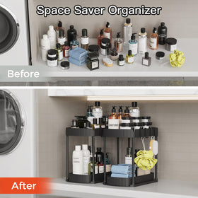 Ukeetap space-saving design helps declutter countertops and cabinets.