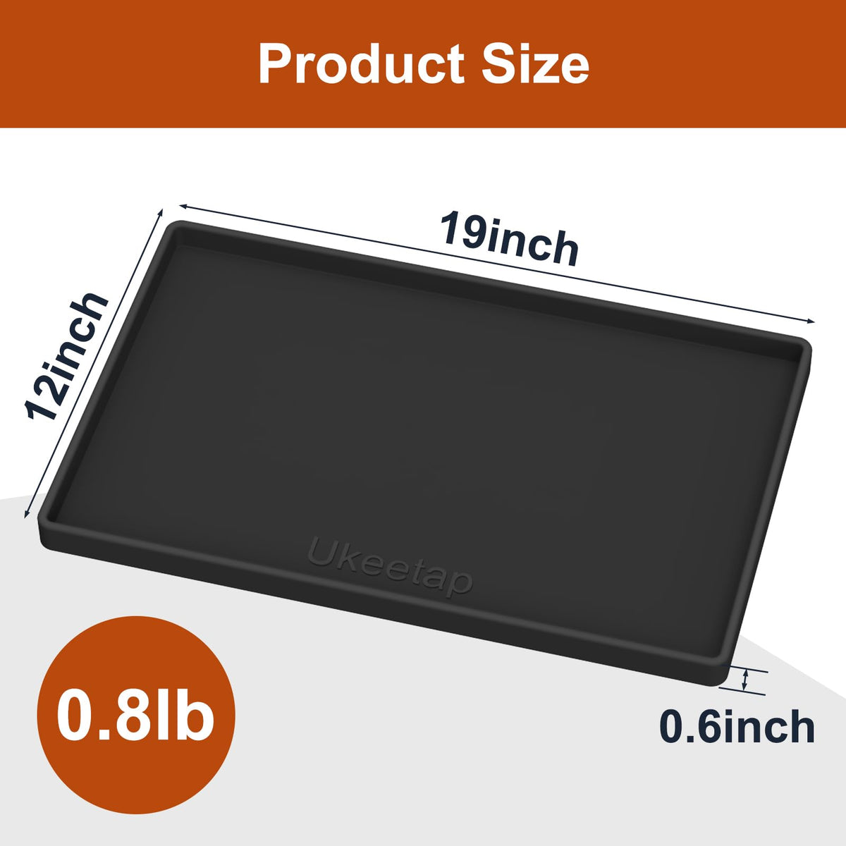 Ukeetap spill-proof mat guards floors against accidental drips