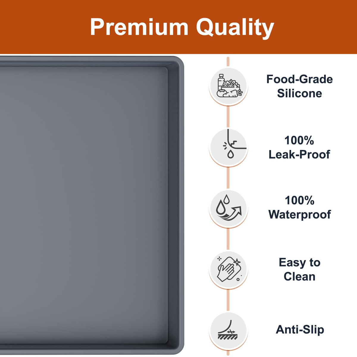 Under-sink mat by Ukeetap provides leakproof protection and easy cleanup