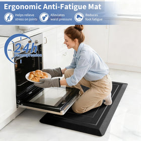 UKISS high-density foam mat delivers lasting comfort on hard floors.