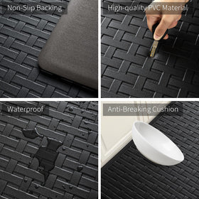 UKISS versatile mat set suits kitchen, laundry, and workstation areas.