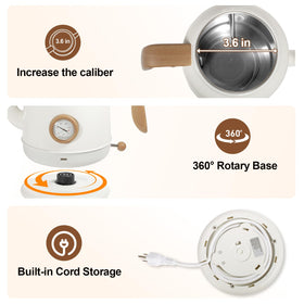 Ulcreigo 360-degree base for easy placement and lifting from any angle.