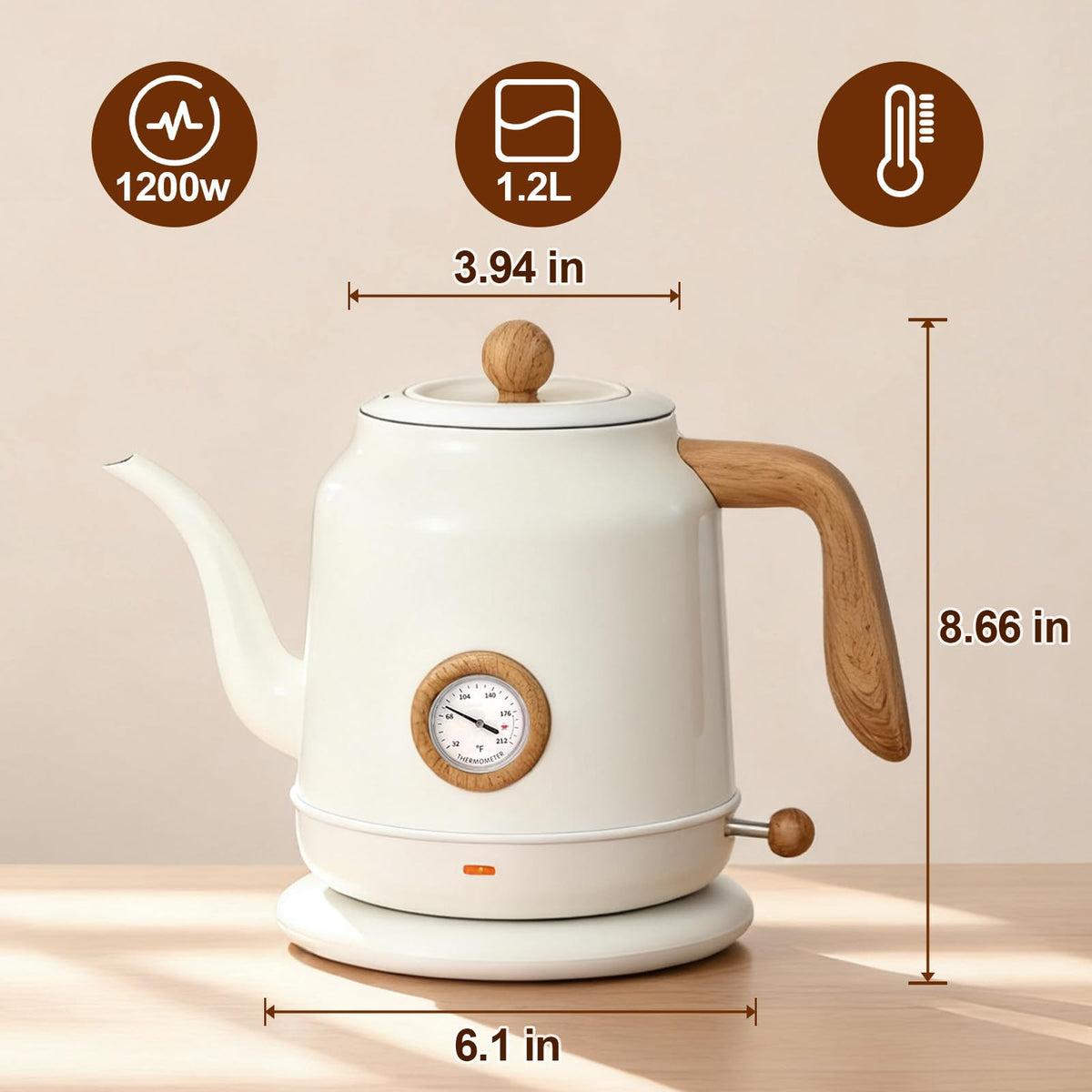 Ulcreigo leak-proof design minimizes spills during heating and pouring.