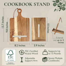 ULLAHOLM acacia wood stand showcasing a durable, time-enhancing finish.