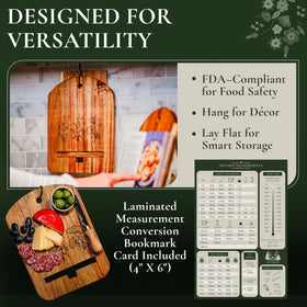 ULLAHOLM reversible-acacia-wood with Nordic pattern for two looks