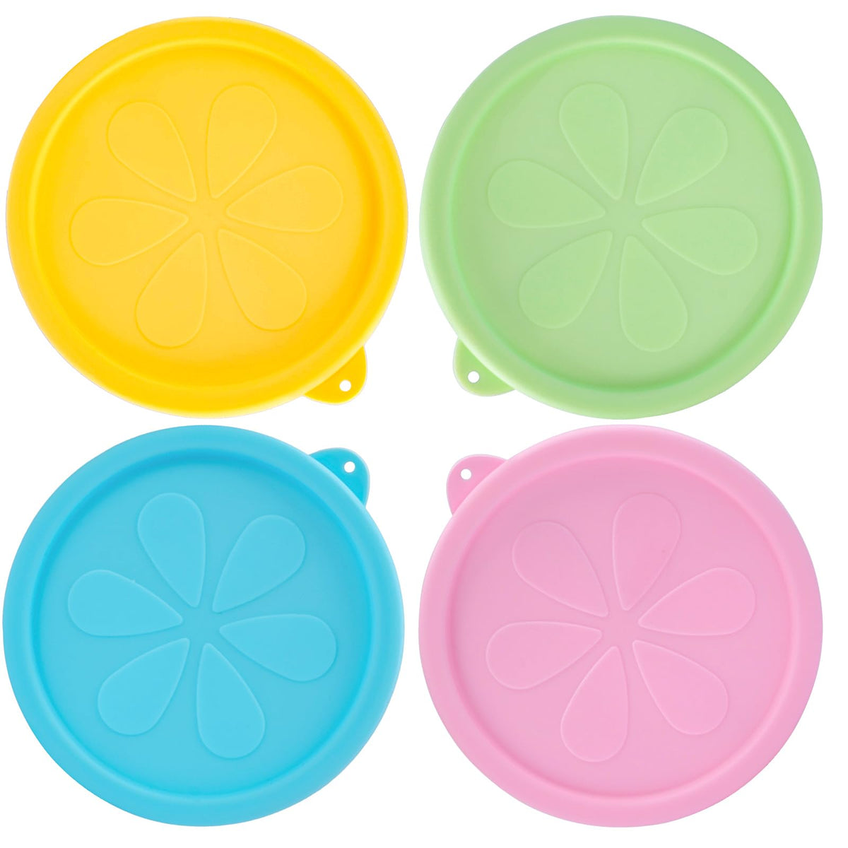Ullnosoo four-cup silicone lids for Pyrex 7201-PC with airtight seal keeps leftovers fresh