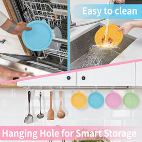 Ullnosoo lids with hanging holes save space and air-dry neatly